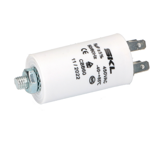 Z CAP005MS Universal capacitor 5 µF Size Ø30x57mm 450Vac.