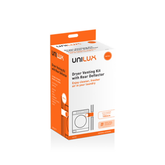 ULX104 Unilux Universal Dryer Venting Duct Kit With Rear Deflector