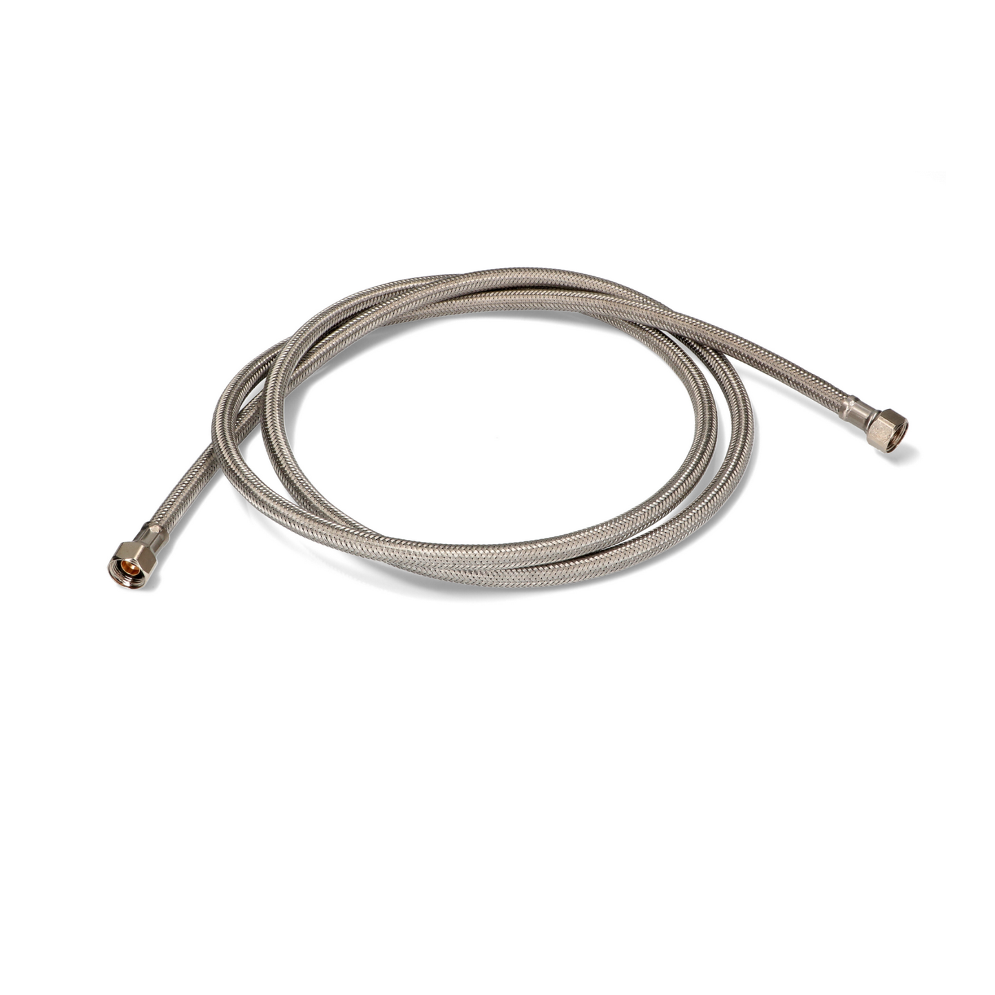Z DN8 X2304IUG 2M Universal Coffee Machine Flexible Inox Hose Striaght 3/8 x 3/8 BSP Female