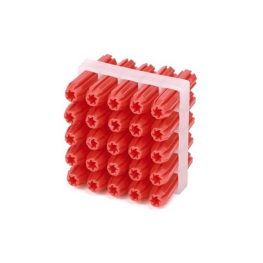 Wall Plugs Red 25 X 6MM 200