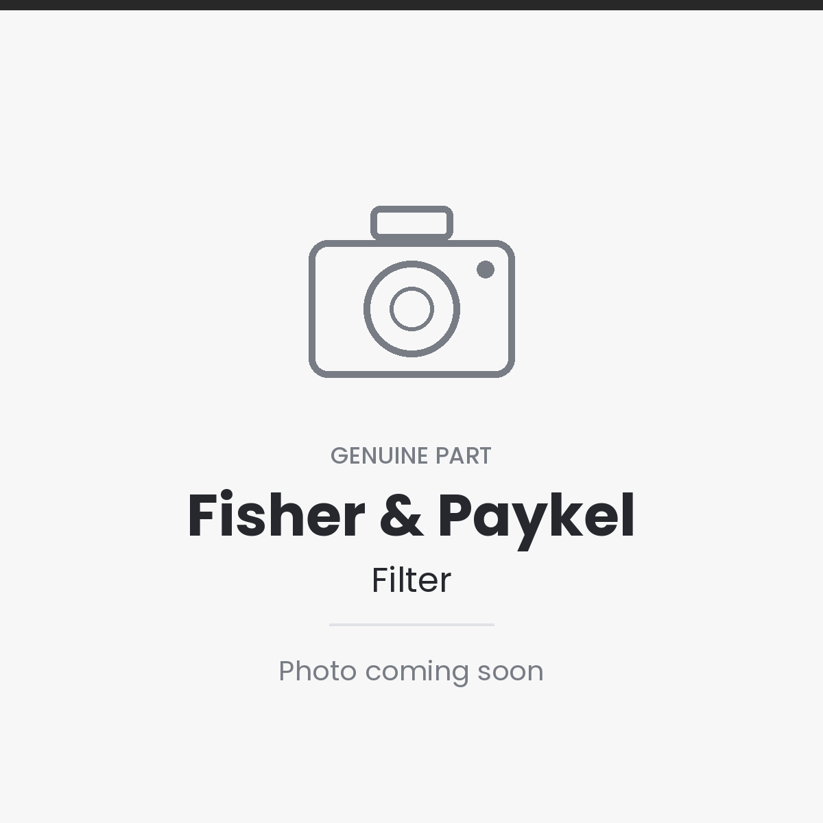 869601 Fisher & Paykel Manifold Filter Fpwf1 Col Iso